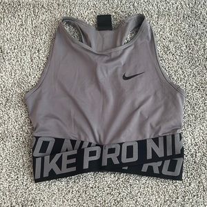 Nike pro crop top